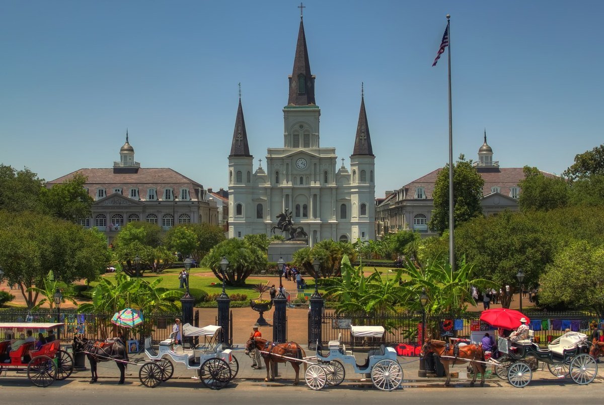 Jackson Square and St. Louis Cathedral, New Orleans